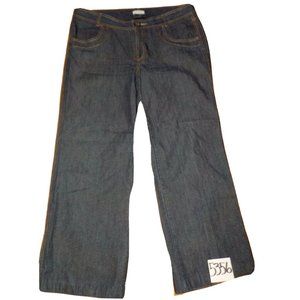 Dockers Lightweight Dark Blue Denim Jeans Hemmed Womens (36 x 28)